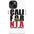 California White Block iPhone 15 Impact Case